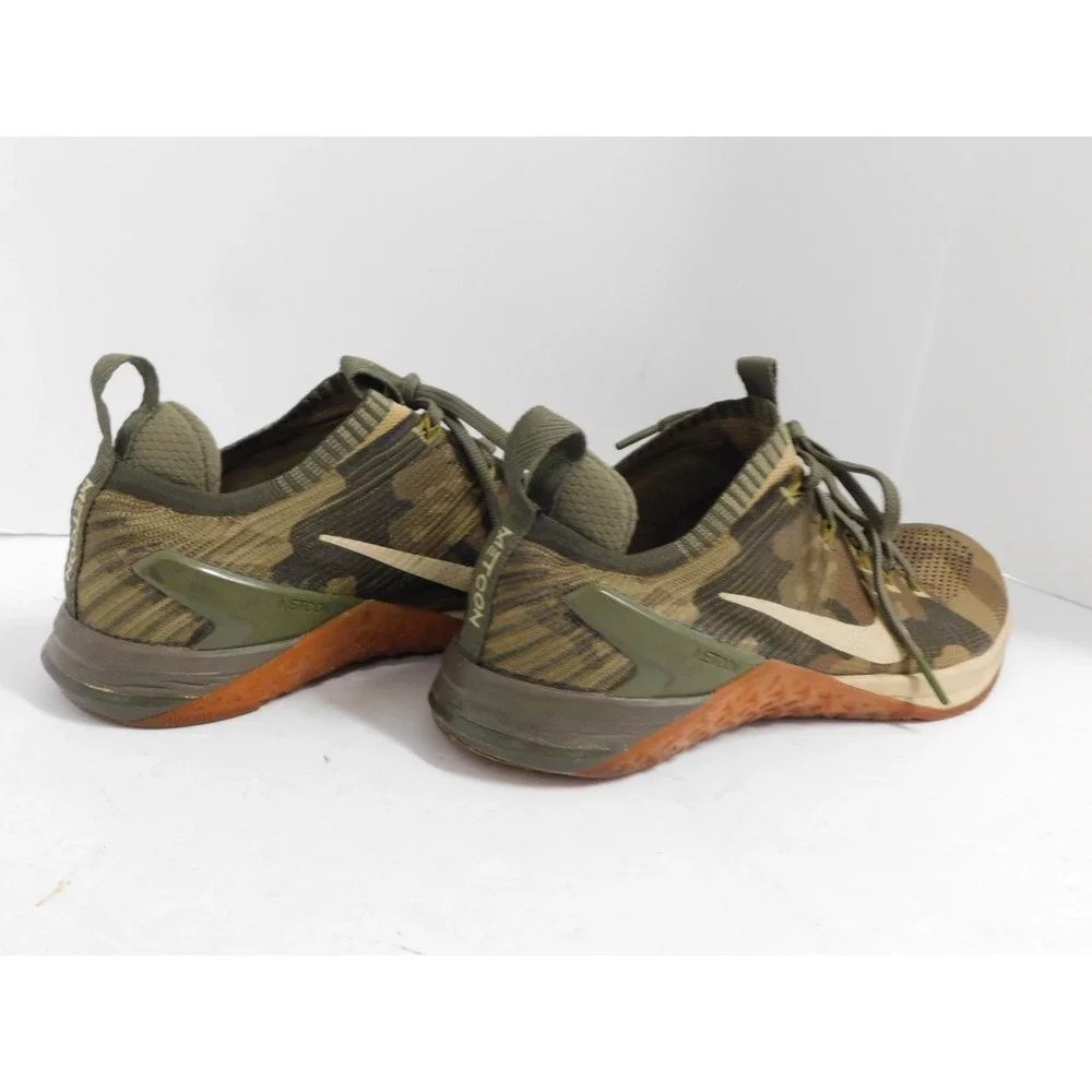 Nike Shoes Metcon DSX Flyknit  Army Camo Olive Green 924423-300 Mens 10.5 M